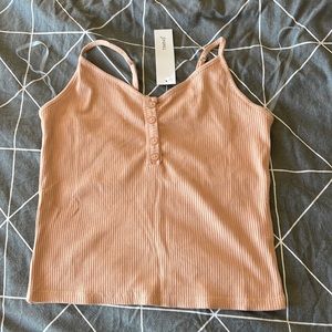 Peach spaghetti strap